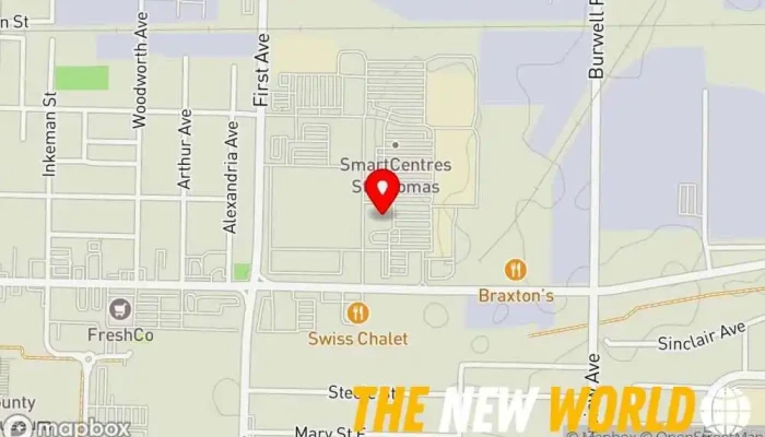 map of Staples Office supply store, Computer store, Electronics store, Office furniture store in St Thomas