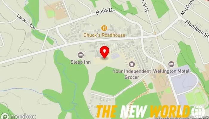 map of Staples Office supply store in Bracebridge