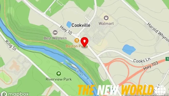 map of Staples Office supply store in Cookville