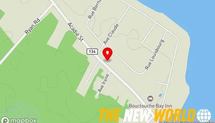 map of startup Art cafe in Bouctouche