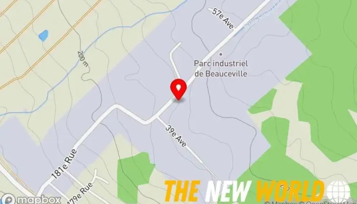 map of Steeve Couture Enterprises Inc. General contractor in Beauceville