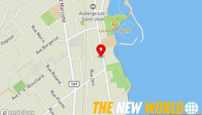 map of Stephane Gagnon Lawyer in Roberval