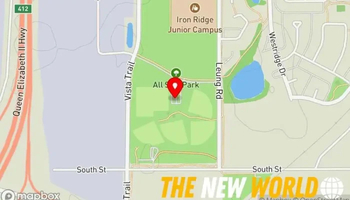 map of Sterling Industries Sports Park Park in Blackfalds