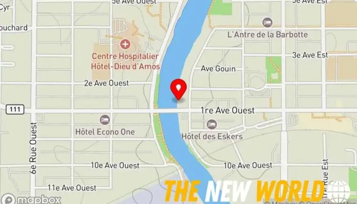 map of Stratège Action Business management consultant in Amos