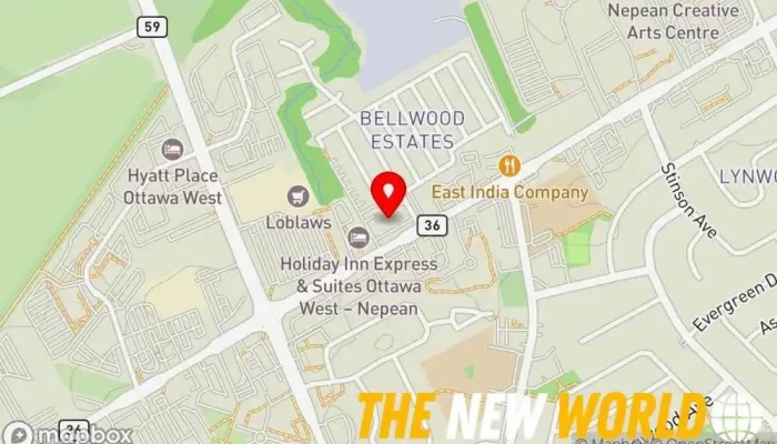 map of Strategic Tax & Accounting Services Inc Tax preparation service, Bookkeeping service in Nepean