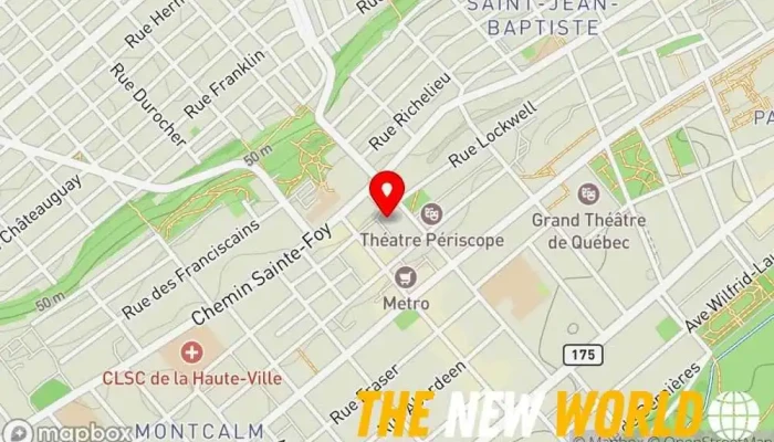 map of Stratégies Saint-Laurent Inc Non-profit organization in Québec City