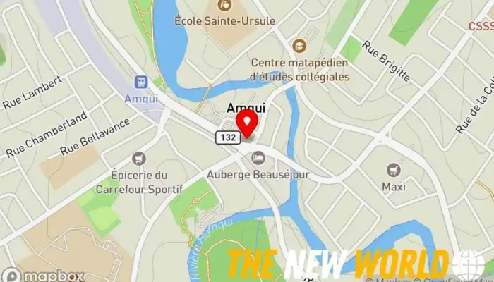 map of Subway Sandwich shop, Caterer, Fast food restaurant, Takeout restaurant, Restaurant in Amqui