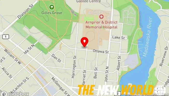 map of Sullivan O'Connell LLP Lawyer, Bankruptcy attorney, Criminal justice attorney, Employment attorney, Estate planning attorney in Arnprior