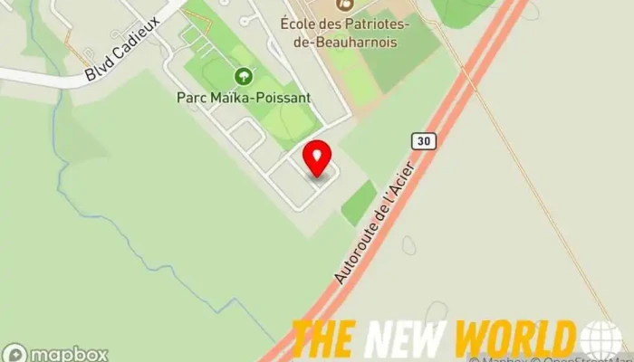 map of Summit - Consultants et Gestion de Construction Contractor in Beauharnois