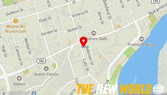 map of SYLVIE GODIN-CHAREST Law firm, Real estate attorney in Moncton