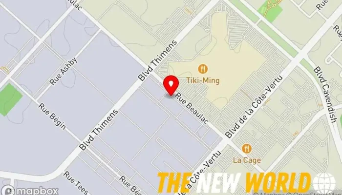 map of Systemes De Support Info Rl Store in Saint-Laurent