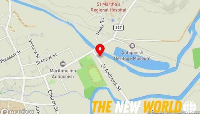 map of T- Mac Auto Glass & Trim Glass repair service, Auto glass shop in Antigonish