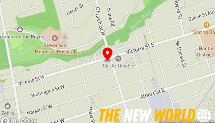 map of Tara Vienneau The Mortgage Centre - Alliston Mortgage broker in Alliston