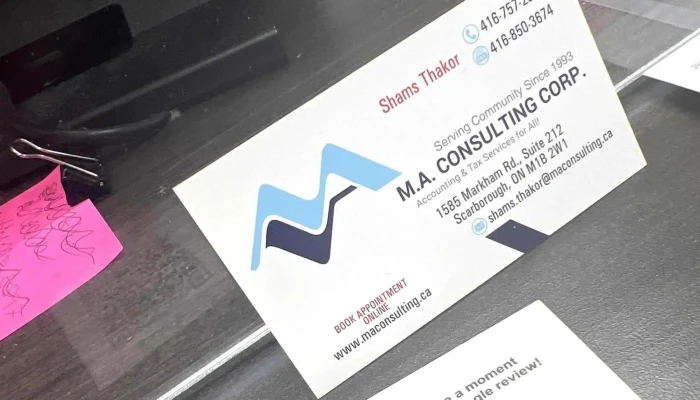 Tax Accounting For All   M A Consulting Corp Photos - Scarborough