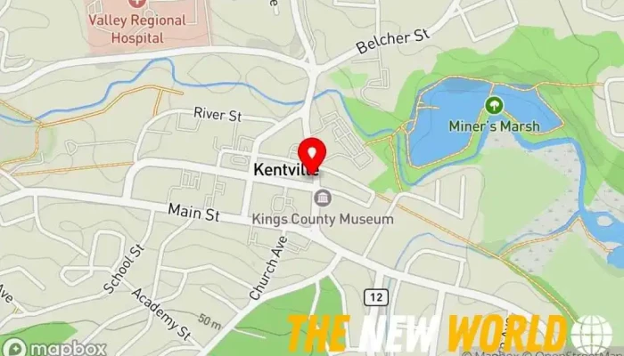 map of Taylor MacLellan Cochrane Legal services in Kentville