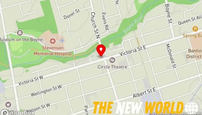 map of TD Canada Trust Branch and ATM Bank, ATM, Business banking service in Alliston