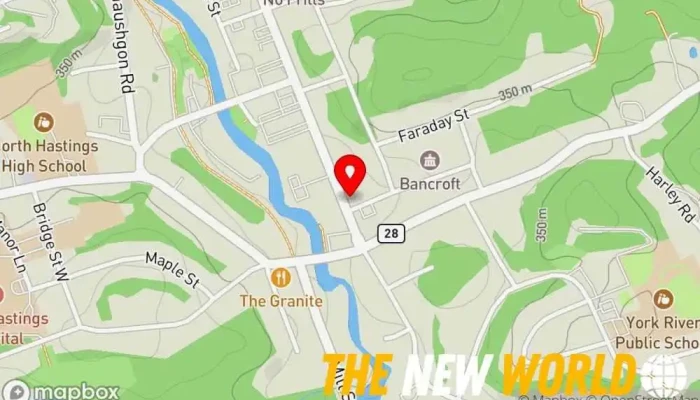 map of TD Canada Trust Branch and ATM Bank, ATM, Business banking service in Bancroft