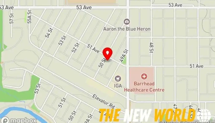 map of TD Canada Trust Branch and ATM Bank, ATM, Business banking service in Barrhead