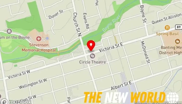 map of TD Wealth Private Investment Advice Investment service, Financial consultant, Financial planner in Alliston