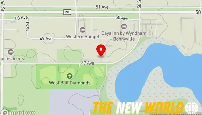map of TEAMS Alberta Employment center in Bonnyville