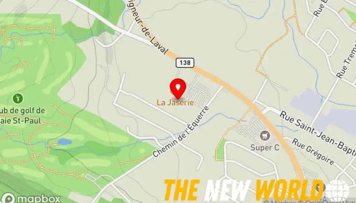 map of TELUS - Services Info-Comm Telecommunications service provider in Baie-Saint-Paul
