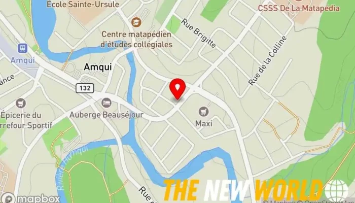map of Telus Mobility Telecommunications service provider in Amqui