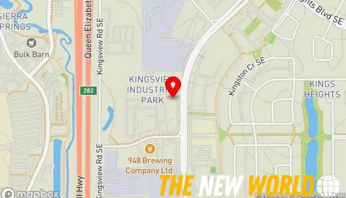 map of TEP Canada - Calgary Engineering consultant, Telecommunications engineer in Airdrie
