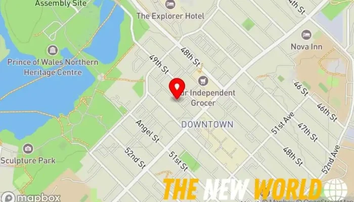map of Tetra Tech Engineering consultant, Environmental consultant in Yellowknife