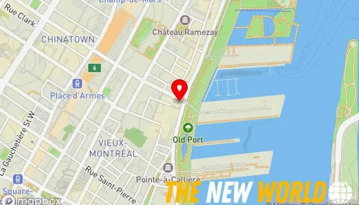 map of The Canadian Immigration Council Consultant, Law firm in Montreal