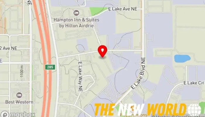 map of The I.T. Company Ltd. Computer consultant, Computer security service, Computer support and services in Airdrie
