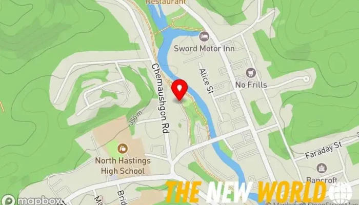 map of The Switch Yard Youth center in Bancroft