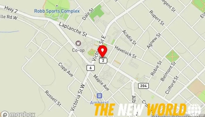 map of The United Way of Cumberland County Charity in Amherst