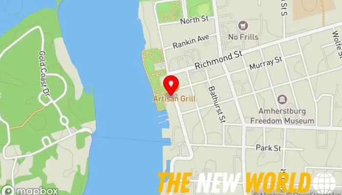 map of Thrasher Cynthia Barrister Solicitor Lawyer in Amherstburg