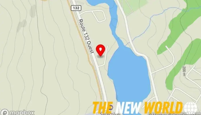 map of Tim Hortons Coffee shop, Bakery, Breakfast restaurant, Cafe, Donut shop, Fast food restaurant in Amqui
