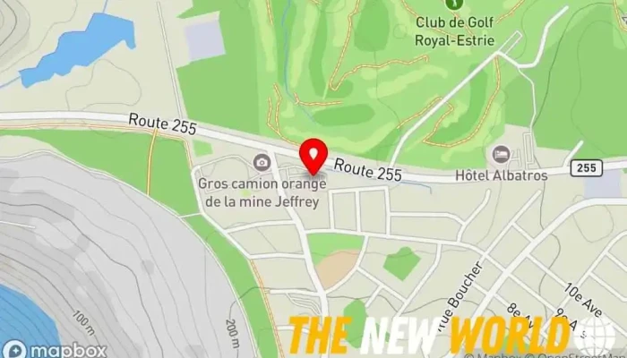 map of Tim Hortons Coffee shop, Bakery, Breakfast restaurant, Cafe, Donut shop, Fast food restaurant in Val-des-Sources
