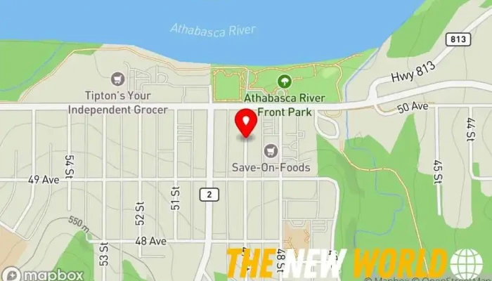 map of TimberNorth Consulting Logging contractor, Forestry service, GPS supplier in Athabasca