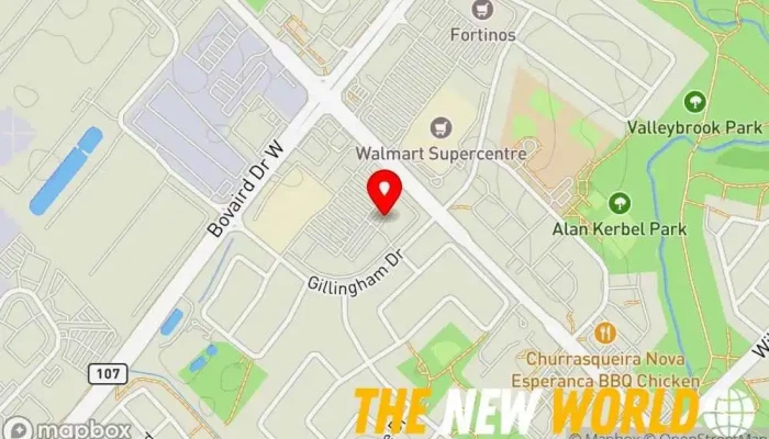 map of Time International Immigration Inc Immigration & naturalization service in Brampton