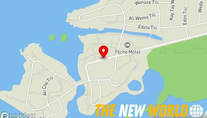 map of Tłı̨chǫ Government - Main Office Government office, Economic development agency in Behchokǫ̀