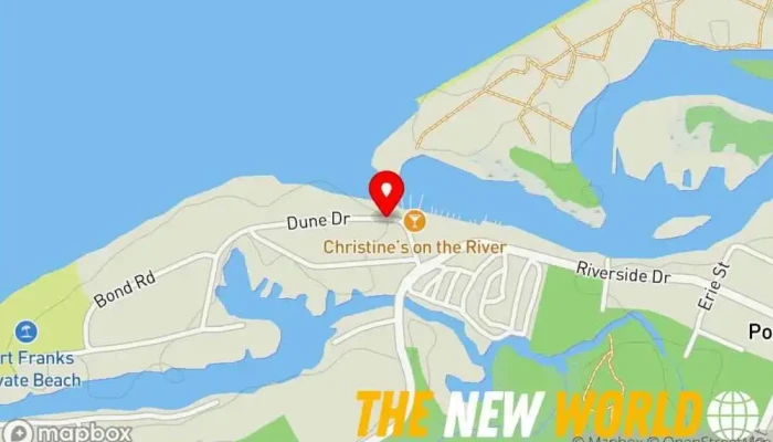 map of Tony's Network Services Computer service in Port Franks