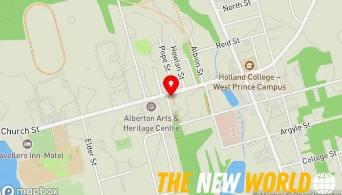 map of Town of Alberton Government in Alberton