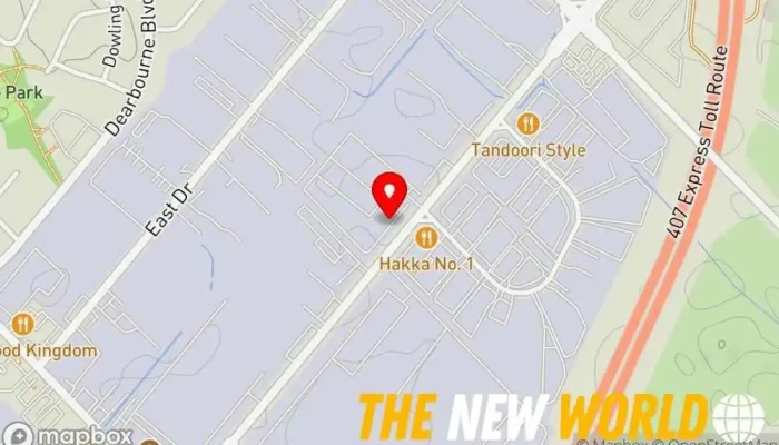 map of Trace Canada Immigration Services Inc. Legal services in Brampton