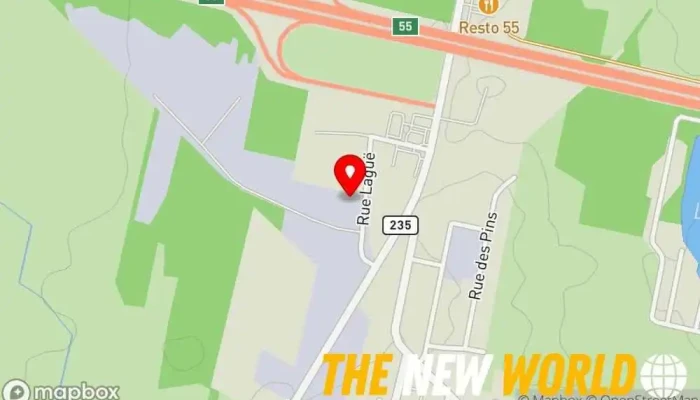 map of Traction Ange-Gardien Truck parts supplier, Truck accessories store in Ange-Gardien