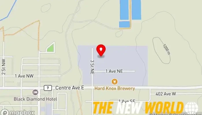 map of Tradewest Fabrication Ltd Metal fabricator, Contractor, Food processing equipment, Machine shop in Diamond Valley