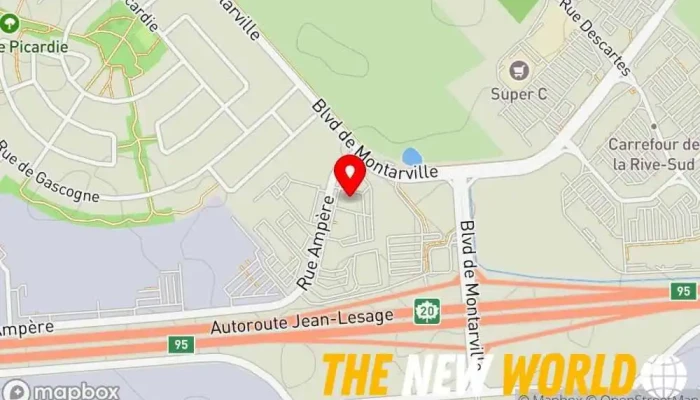 map of Transamax inc. Business management consultant in Boucherville