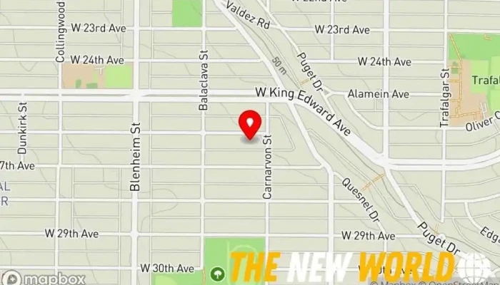 map of Tremolo Consulting Business management consultant in Vancouver