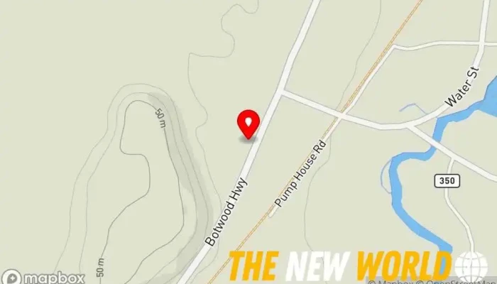 map of Ultramar Gas station in Botwood