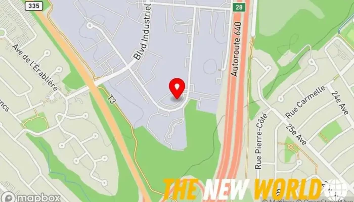map of Unigraph Média Screen printer, Clothing store, Embroidery service, Marketing consultant, Promotional products supplier, Safety equipment supplier in Bois-des-Filion