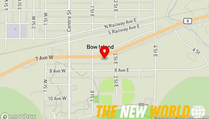 map of Unity Electric Inc. Electrician in Bow Island