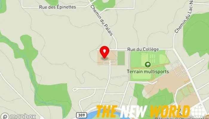 map of Universite Du Quebec En Abitibi-Temiscamingue University in Mont-Laurier