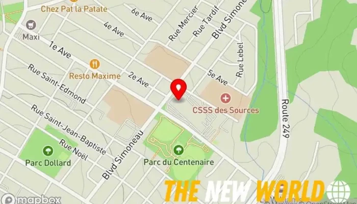 map of Valentine Restaurant, Family restaurant, Fast food restaurant, Hamburger restaurant, Hot dog restaurant in Val-des-Sources